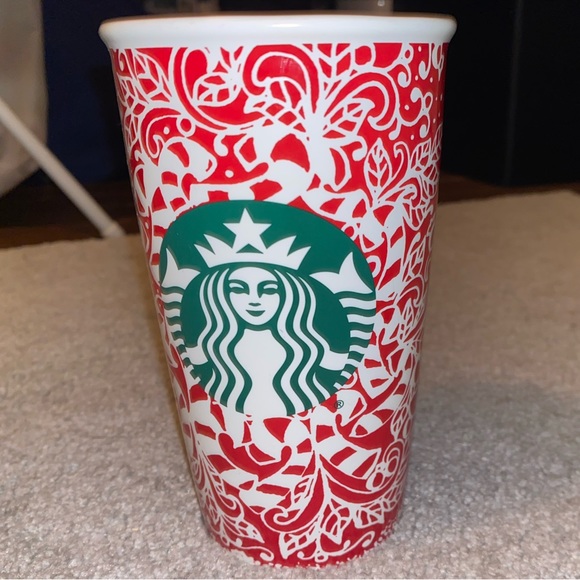Starbucks Holiday 2016 Candy Cane Travel Tumbler - Picture 3 of 6
